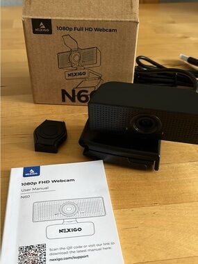 N60 1080p FHD Webcam - Black